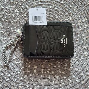 Coach Black Card Holder